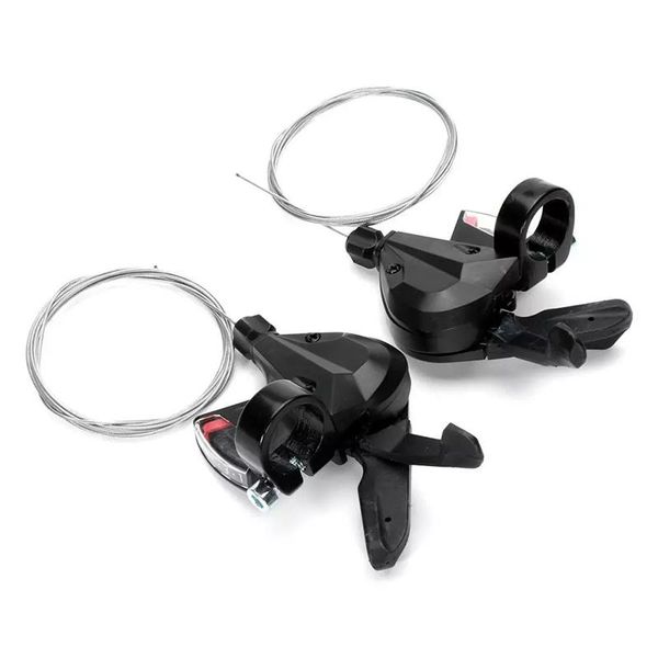 Bike Deleilurs SL-M310 3X7S / 3X8S 21 24 SHIPED SHIFTER RAPIDFIRE PLUS COM CABO BLACA BLACA ORIGINAL S FREE S