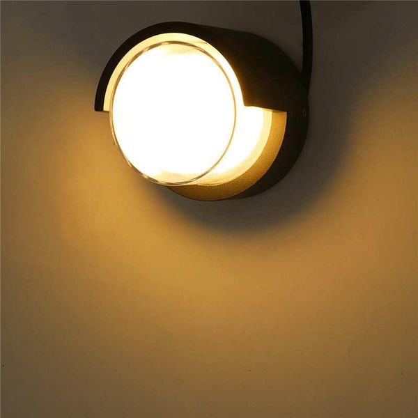

ac85-265v led wall light outdoor waterproof ip65 porch garden lamp sconce balcony terrace decoration lighting lamps