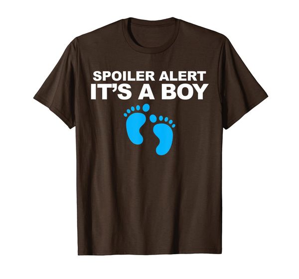 

Spoiler Alert It' A Boy funny Gender Reveal Party T-Shirt, Mainly pictures