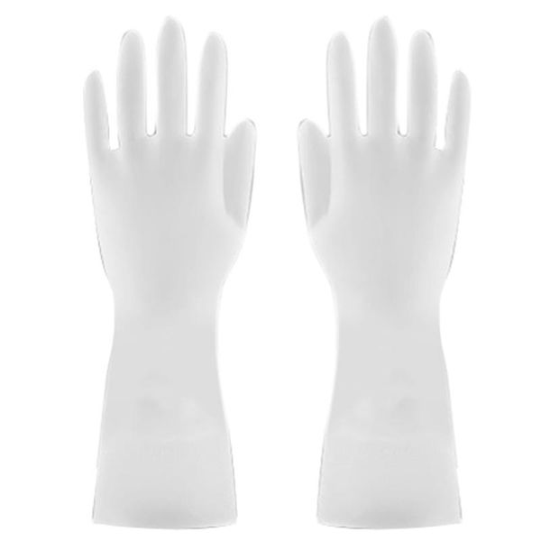 

gloves-latex kitchen cleaning gloves household waterproof dishwashing medium(3-pack) disposable