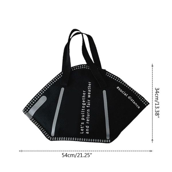 

storage bags fashion women large mask shopping tote bag casual daily wear shoulder hand 50jd