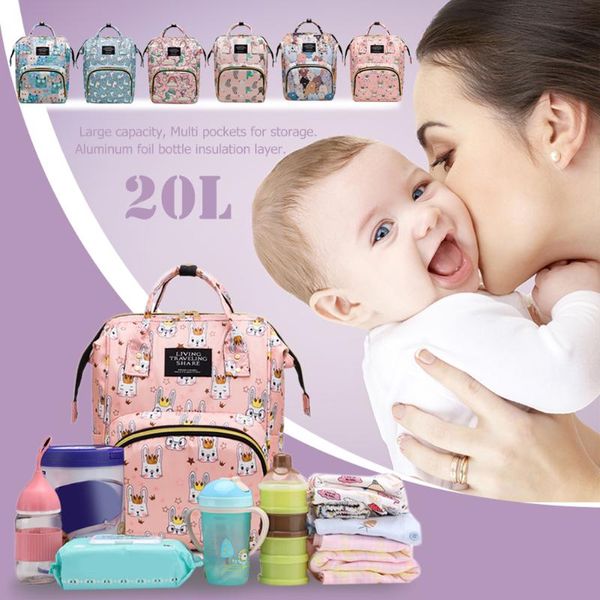 

diaper bags large capacity baby nappy stroller bag organizer mummy maternity backpack for travel fashion safe care health