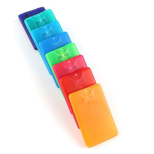 

perfume refillable bottle 1pc 20ml portable plastic spray moisturizing water box card type storage bottles & jars