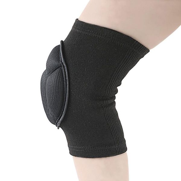 

elbow & knee pads protective protector thick sponge collision avoidance anti-slip sport dance sleeve football gear, Black;gray