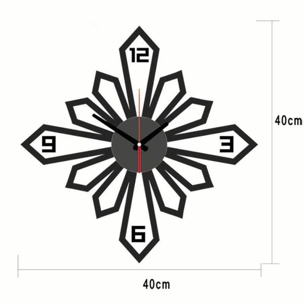 

wall clocks highend atmosphere corridor stickers home decoration effect brief style still life diy quartz clock chinese knot e0539