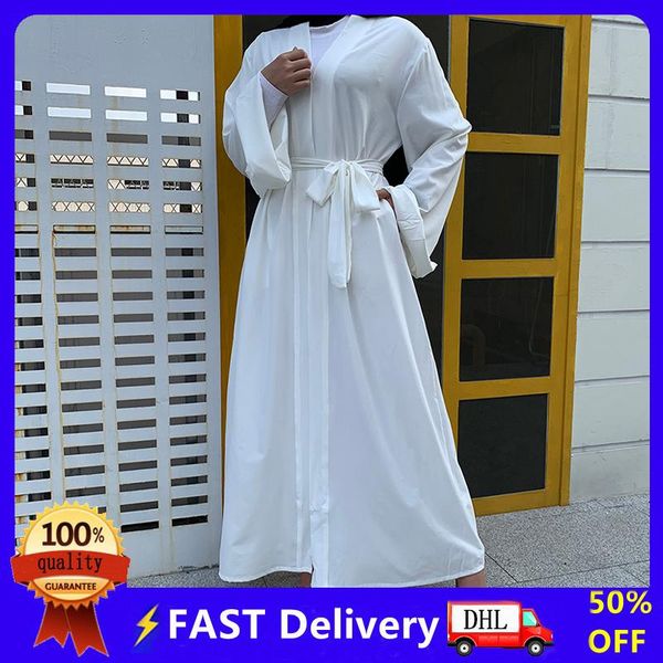 

ethnic clothing open kaftan dubai abaya turkey kimono cardigan islam muslim hijab dress jilbab abayas for women robe ete caftan islamic, Red