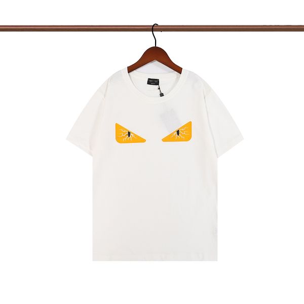 

22 mens womens designer stylist tshirts men fashion little monster eyes printed t-shirt women cotton casual tees short sleeve luxe t shirts, White;black