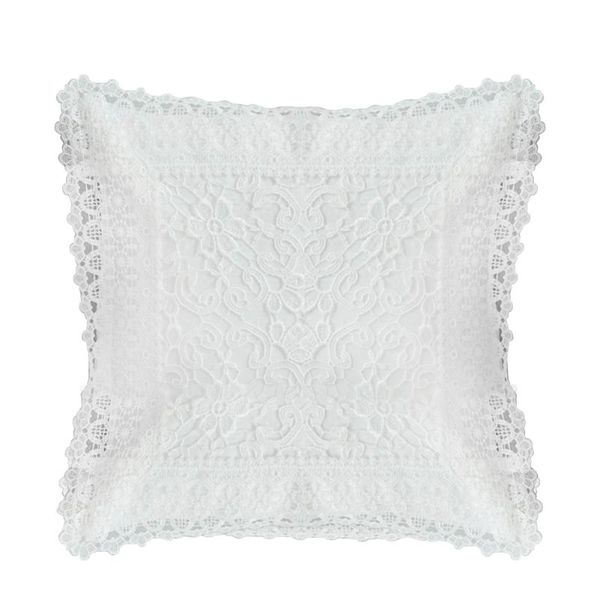

pillow case removable square zipper washable multifunction embroidered lace living room office home decor el non slip bedroom
