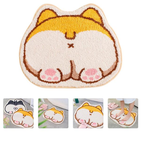 

1pc home use bathroom door mat cartoon style bath non-slip mataz4 mats