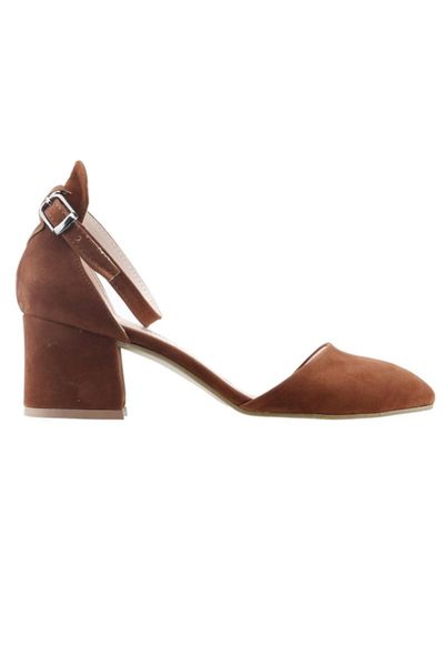 

sandals women tan daily 5 cm heel suede shoes, Black
