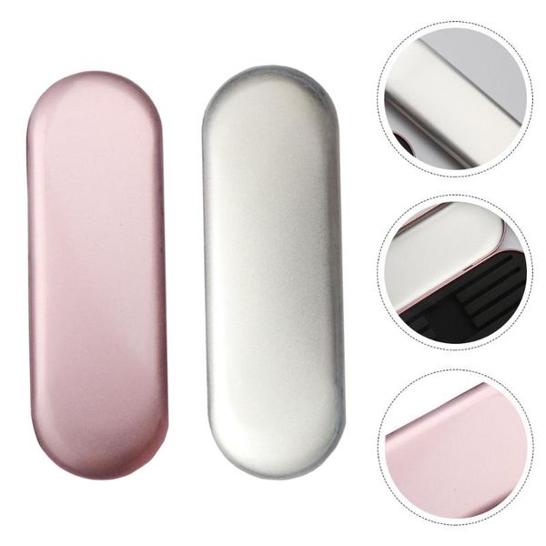 

eyebrow tools & stencils 2pcs compact tinplate fake lash box beauty eyelash storage