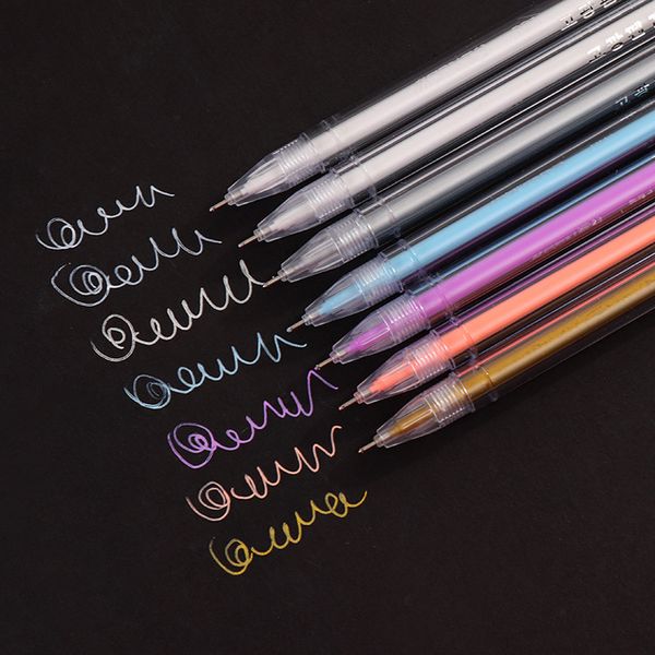

pen 7 pieces of special high gloss pastel neutral diy p album black cardboard water color graffiti