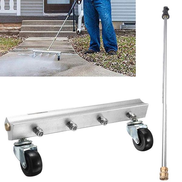 

water gun & snow foam lance high pressure washer under car cleaner 4 nozzle body chassis spray cleaning floor tool for karcher