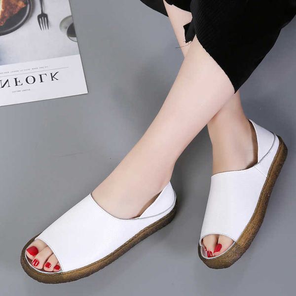 

slippers women's sandals for the summer comfy hollow flat design women breathable fashion big size shoes dm2b, Black