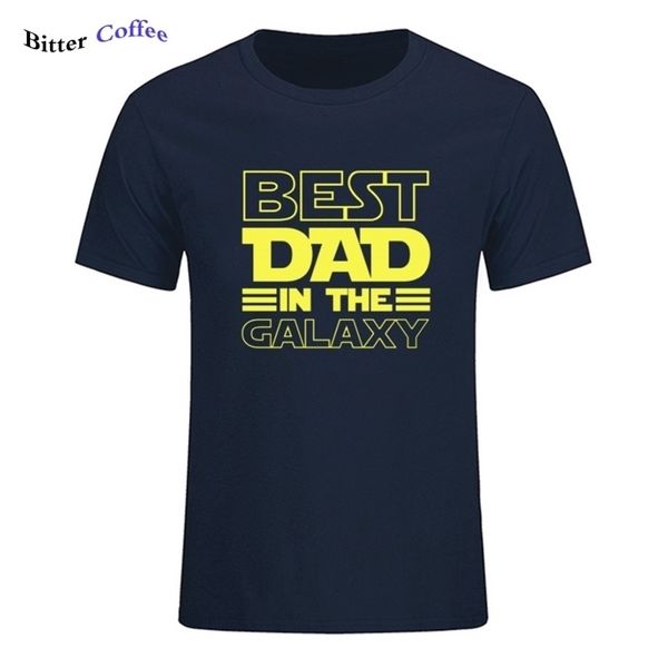 

new dad in the galaxy t-shirt funny fathers day present birthday gifts for men husband summer cotton t shirt t-shirt 210322, White;black