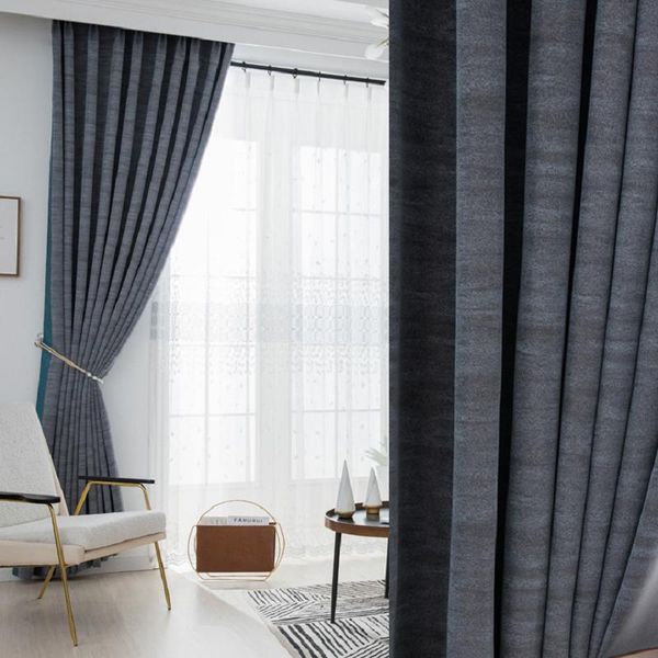 

curtain & drapes light luxury plain cloud brocade blackout finished custom curtains for living dining room bedroom