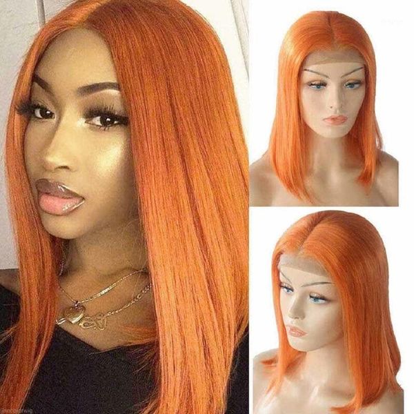 

highlight bob wig straight part lace human hair wigs short ombre middle brazilian remy1, Black;brown