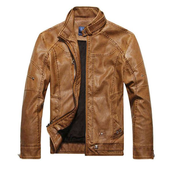 

jacket men motorcycle biker jackets mens jaqueta de couro masculina male leather windbreak coats chaqueta cuero hombre, Black;brown