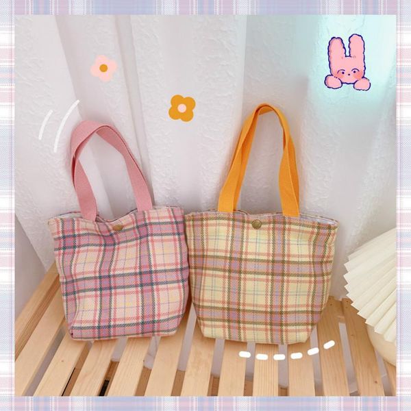 

storage drawers 2021 korea large capacity harajuku leisure canvas bag female college sweet shoulder bags