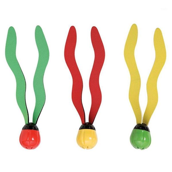 

3pcs underwater grab dive seaweed swimming pool water diving toy for kids1