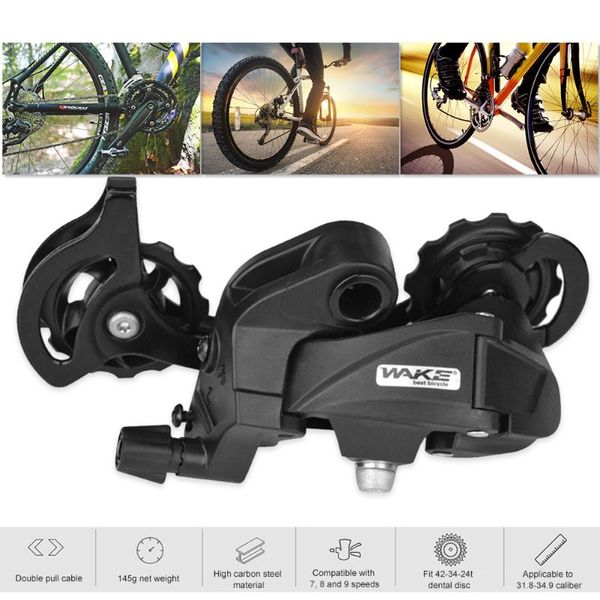 

bike derailleurs 7 8 9 speed shift lever shifter bicycle front rear derailleur mtb wear-resistant and rust-proof aluminum alloy part