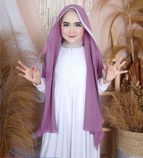 

scarves bubble heavy chiffon hijabs with rope embroidered lace solider color shawls scarves/scarf, Blue;gray