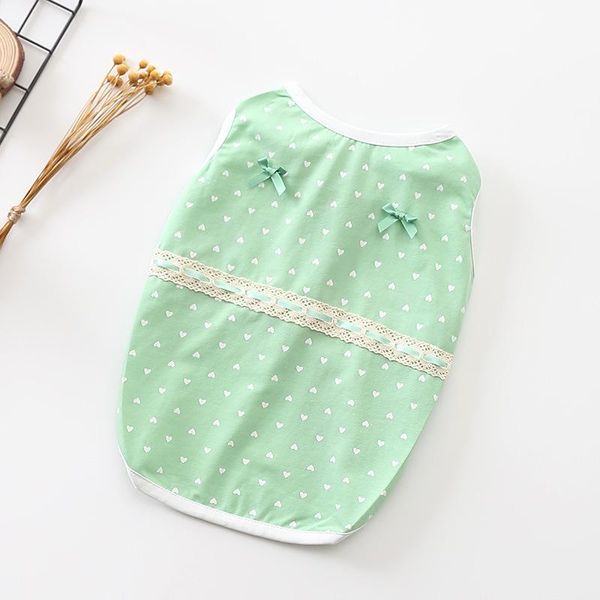 

dog apparel pet clothes summer cotton stretch cold feeling clothing teddy casual vest embroidered various sizes