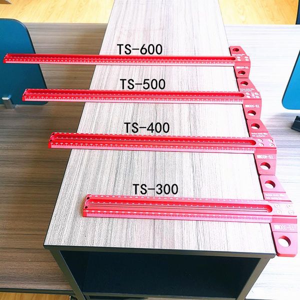 

professional hand tool sets woodworking scribe 60-600mm t-type ruler scribing aluminum alloy line drawing marking gauge diy measuring tools
