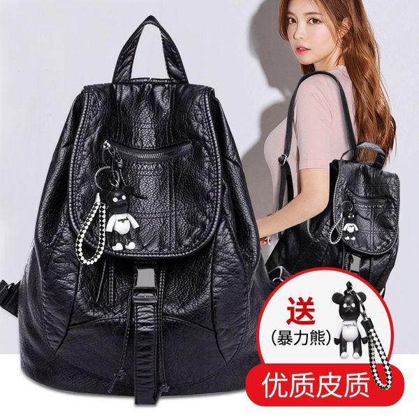 

outdoor bags 2021 fashion backpack women's bag ladies travel large capacity double