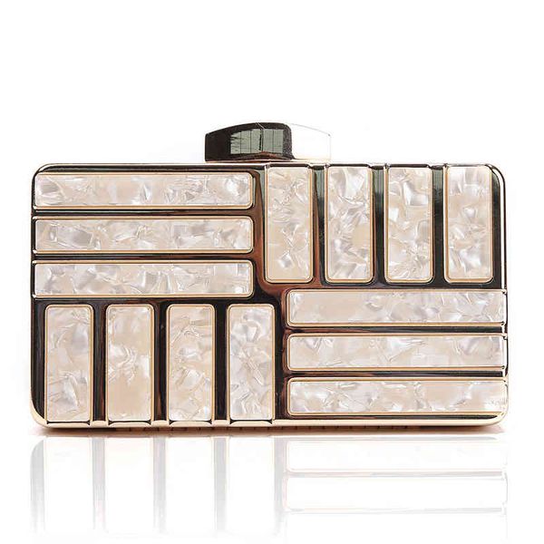 

marble evening bag fashion dinner acrylic dress handbag