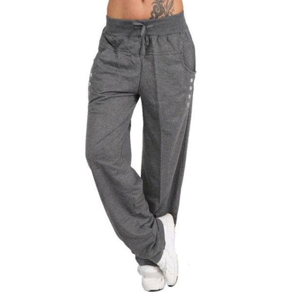 

women's casual pants loose baggy sweatpants sportswear ladies harem trousers long jogger plus size 5xl home pantalon & capris, Black;white