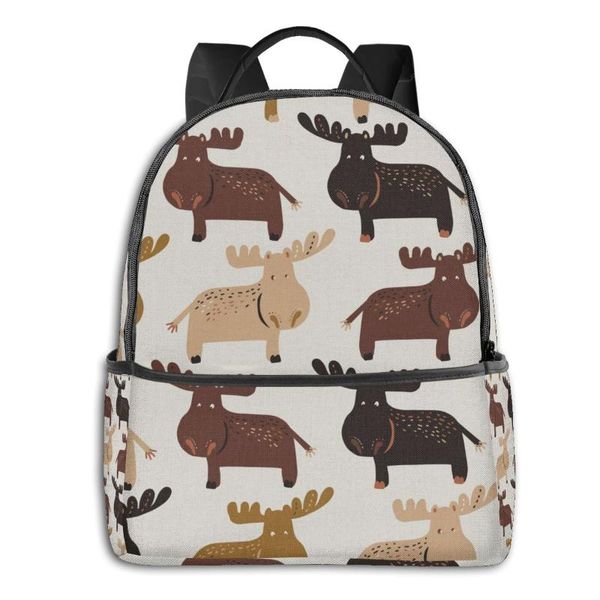 

backpack school bags for teenage cute elk travel style back pack korean