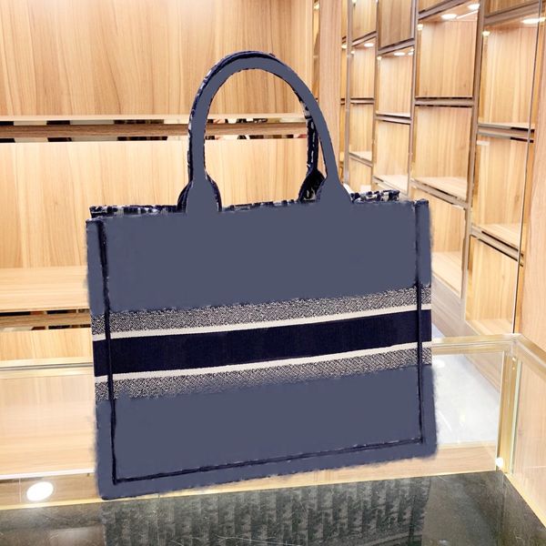 

luxury book tote tiger embroidery handbag women's large capacity bag letter jacquard canvas bags