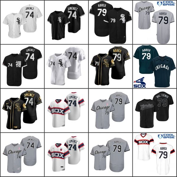 

chicago white sox men 79 jose abreu 74 eloy jimenez women youth jersey, Black;red