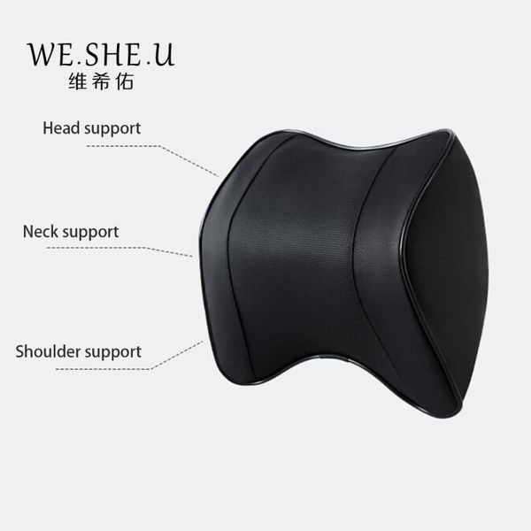 

seat cushions headrest pillow car neck rest head support cushion breathable memory foam auto rebound guard lumbar