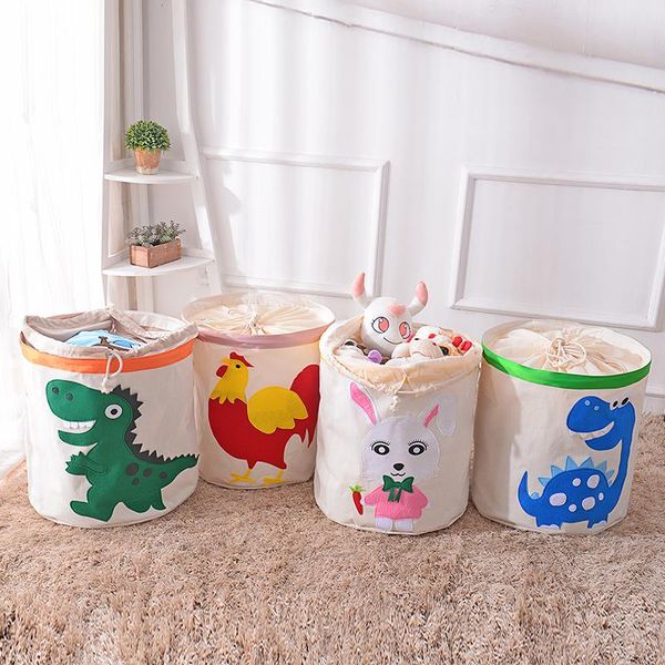 

storage bags oxford round carton organizer box for baby toys and books baskets clothes