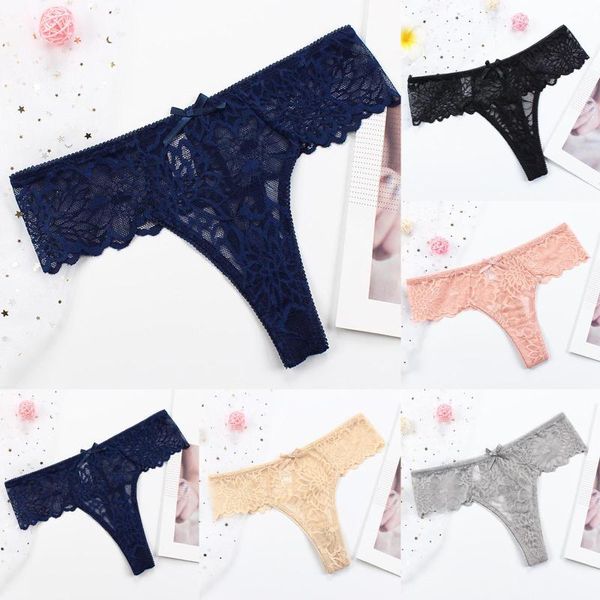 

panties women lace see-through breathable thongs briefs fashion solid color female underwear g-string tanga mujer lingerie women's, Black;pink