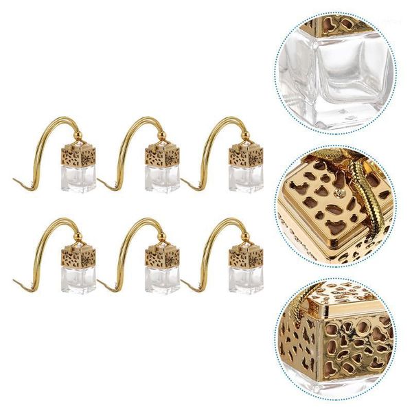

storage bottles & jars 6 pcs automotive hanging diffuser bottle car decor