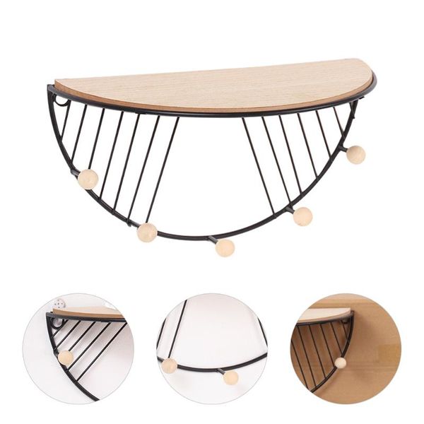 

hooks & rails 1pc wall hanging storage basket creative key hook for decoration
