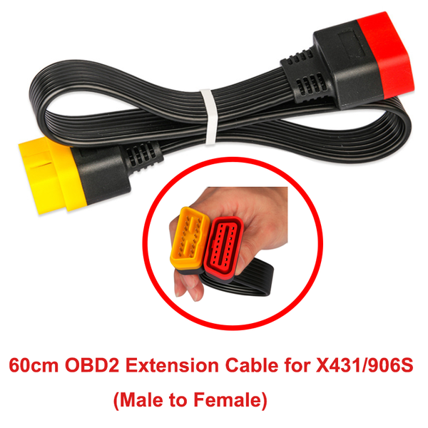 

diagnostic tools 60cm 16 pin obd2 cable male to female extension auto car obd ii splitter adapter cord