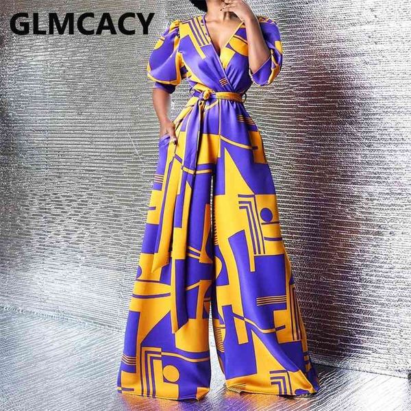 

short sleeve v neck elegant jumpsuit high waist wide leg chic overalls 210702, Black;white