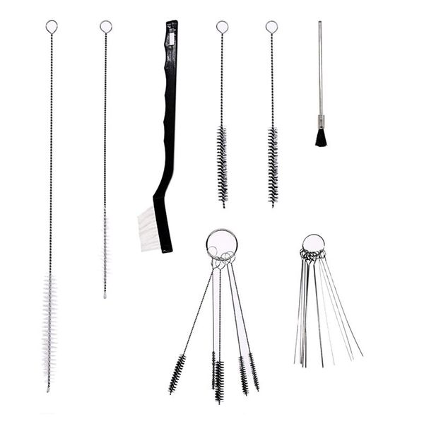 

professional spray guns 17pcs airbrush tool nozzle cleaning repair kit needle & brush set