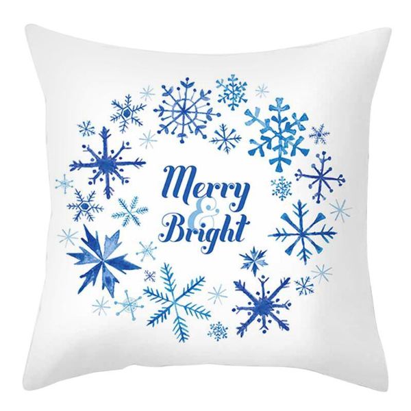 

cushion/decorative pillow #40 merry christmas linen pillowcase sofa pad set home decoration 18x18 inch elements fashion printed cushion cove