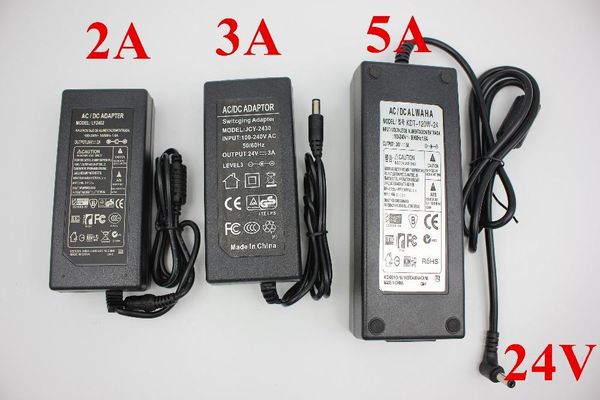 Tiras LED Adaptador de Fonte de Alimentação Transformador AC 110-240V para DC 5 V 12V 24 V 1A 2A 3A 4A 5A 7A 8A 10Aled Light Conversor Fita