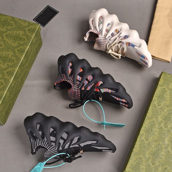 

thick bottom wearproof men running shoes designer fad spliced old dad shoe luxury trainers mesh breathable sneakers lightweight versatile te, Black