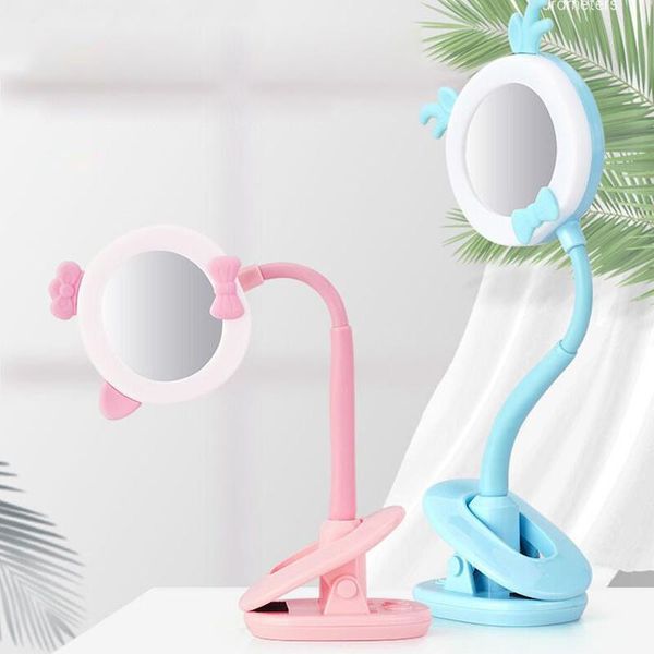 

book lights clamp clip on led table desk light 5w usb rechargeable tables flexo lamps bendable reading learning bedside lamp eye protection