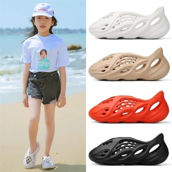 

70% off outlet store toddler girl boy sandals summer children hollow cutout slip on beach comfortable soft anti-slip kids shoes, Black