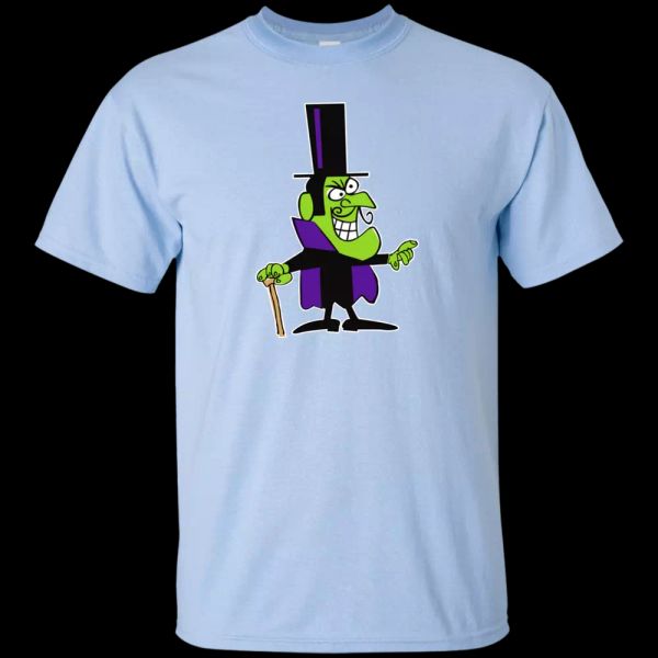 

Cartoon, Villain, Snydely Whiplash, Funny, Bad Guy, T-shirt, White;black