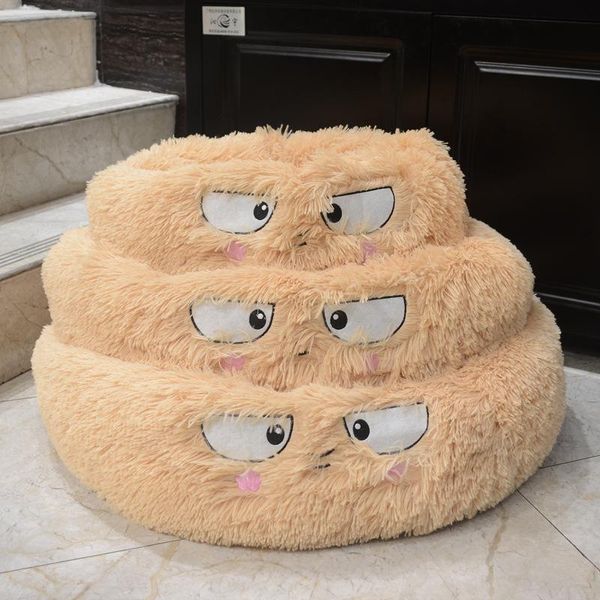 

kennels & pens warm comfortable house pet bed nest dog cat washable kennel easy to clean supplies soft round