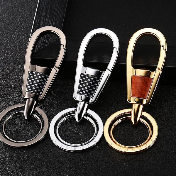 

keychains car keychain men's creative gifts metal waist key chain pendant, Silver
